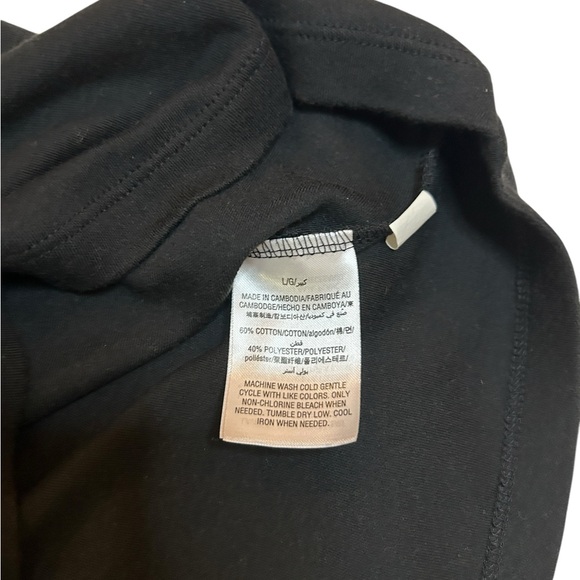 Alfani Men's Two-toned 1/4th Zip Black and Gray Polo Short Sleeve Shirt | Large - Picture 3 of 9